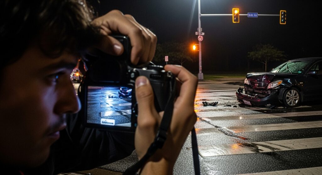 Evidence collection for pedestrian accident claims