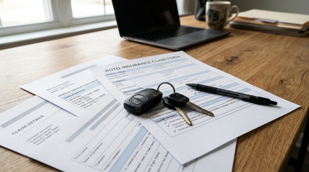 auto insurance documents for underinsured motorist claim